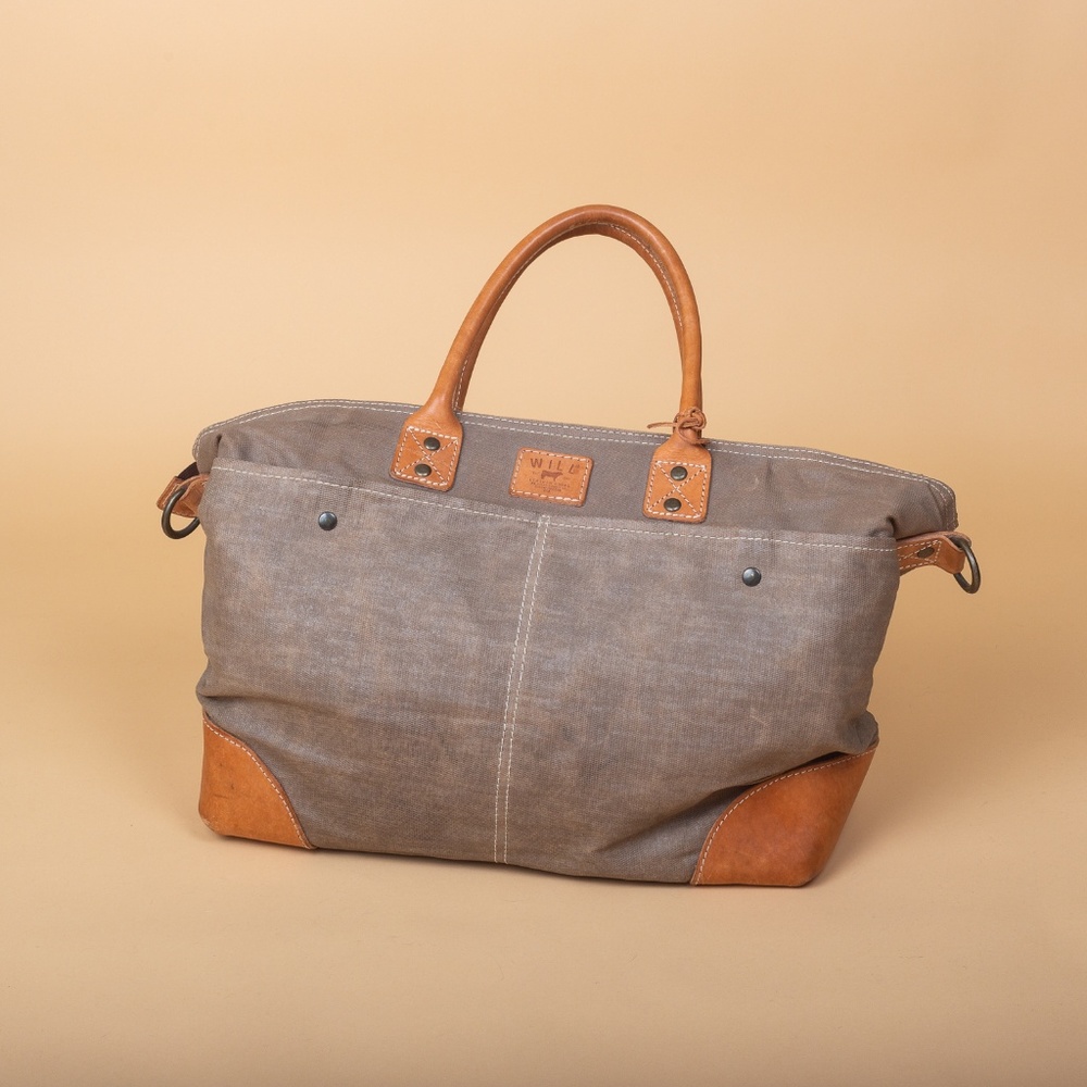 Will Leather Goods Waxed Canvas + Leather Tote Bag